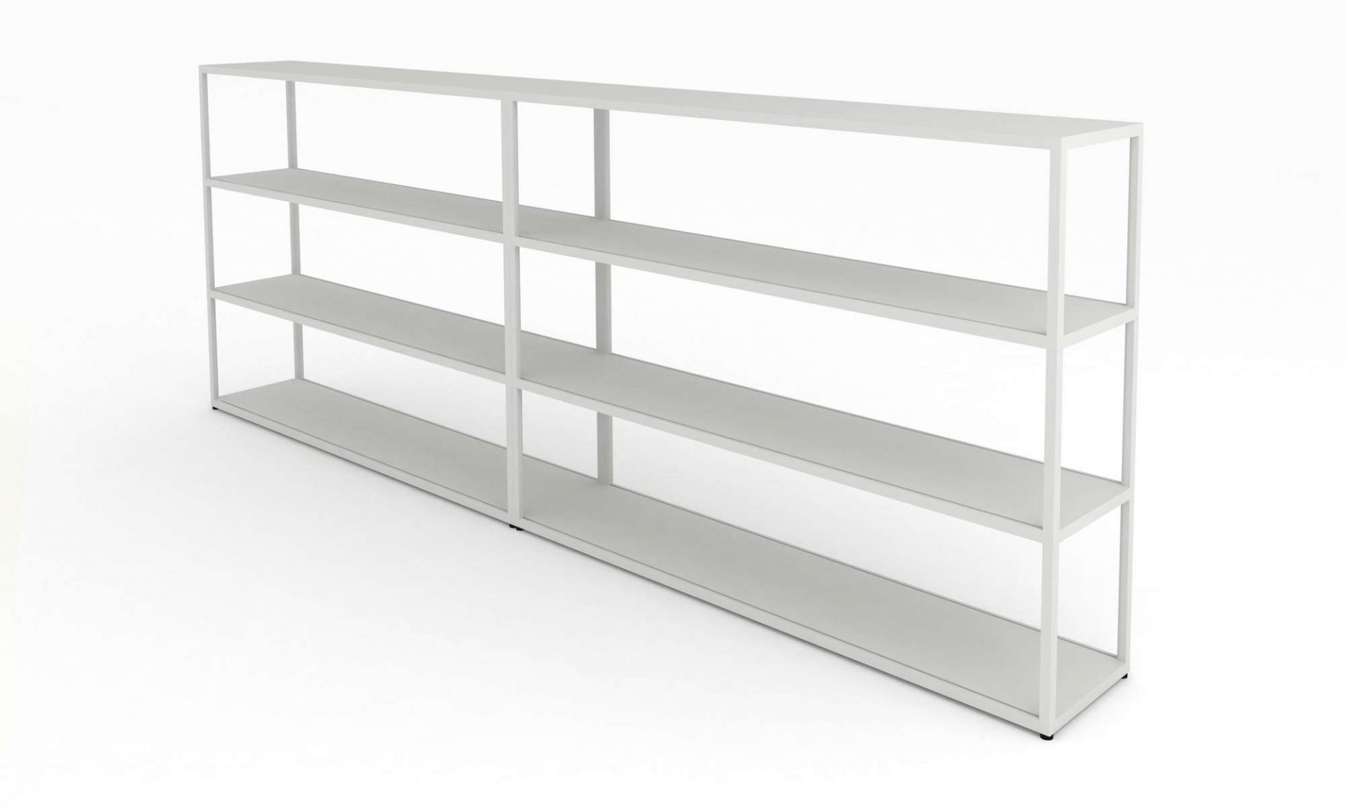 New Order hohes Regal horizontal offen 300 cm breit Hay New Order hohes Regal horizontal offen 300 cm breit Hay